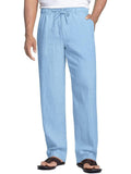 COOFANDY Leinenhose mit Kordelzug