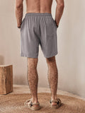 Bequeme Shorts aus Leinen-Viskose-Mix
