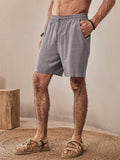 Bequeme Shorts aus Leinen-Viskose-Mix