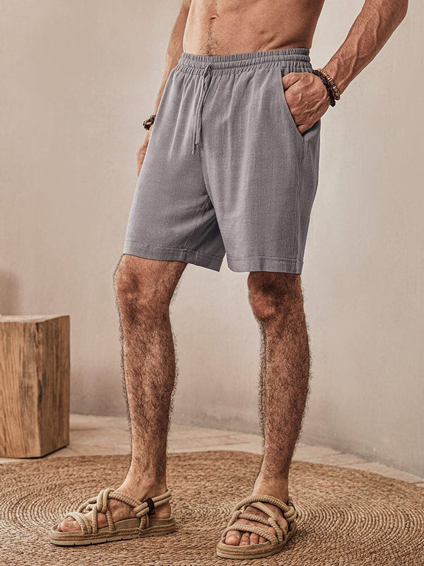 Bequeme Shorts aus Leinen-Viskose-Mix