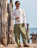 Lockeres V Ausschnitt Langarm Shirt