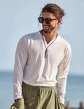 Lockeres V Ausschnitt Langarm Shirt