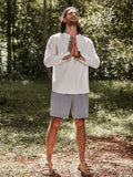Bequeme Shorts aus Leinen-Viskose-Mix