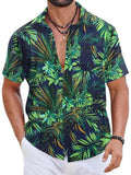 COOFANDY Hawaiihemd aus Baumwolle