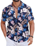 COOFANDY Hawaiihemd aus Baumwolle