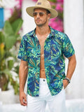 COOFANDY Hawaiihemd aus Baumwolle