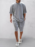 Casual Sport-Set im Loose Fit Einfarbig