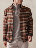 Vintage Tweed-Jacke mit Streifen