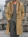 Stylischer zweireihiger Herren Tweedmantel