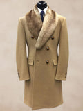 Stylischer zweireihiger Herren Tweedmantel
