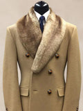 Stylischer zweireihiger Herren Tweedmantel