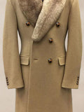 Stylischer zweireihiger Herren Tweedmantel