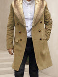 Stylischer zweireihiger Herren Tweedmantel