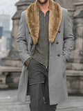 Stylischer zweireihiger Herren Tweedmantel