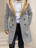 Stylischer zweireihiger Herren Tweedmantel