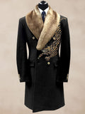 Stylischer zweireihiger Herren Tweedmantel