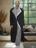 Moderner Tweedmantel im Color Blocking Lagenlook