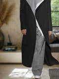 Moderner Tweedmantel im Color Blocking Lagenlook
