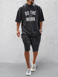 Casual Sport-Set im Loose Fit Einfarbig