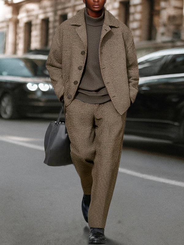 Schickes Smart-Casual-Set aus Jacke und Hose