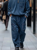 Vintage-inspiriertes 2-teiliges Denim-Cargo-Set