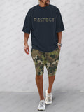 Athleisure 2-teiliges Set im Camouflage-Print