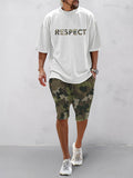 Athleisure 2-teiliges Set im Camouflage-Print