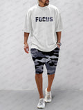 Athleisure 2-teiliges Set im Camouflage-Print