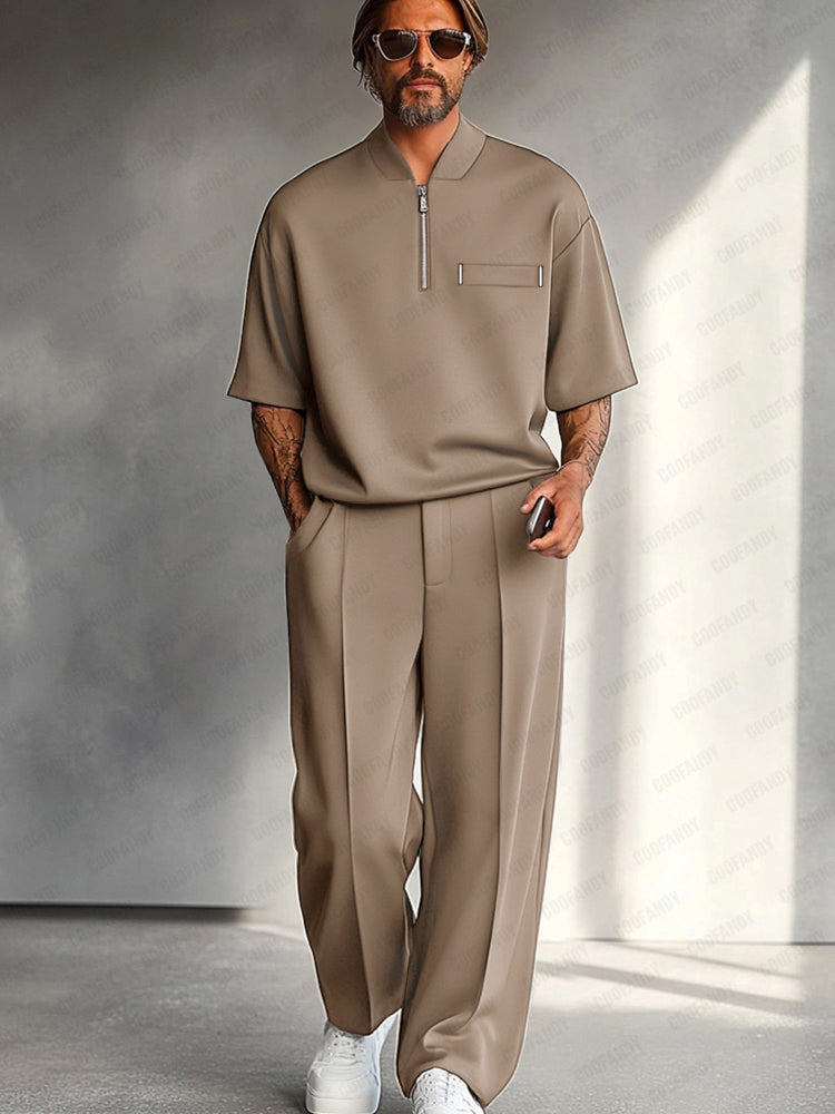 Elegantes schlichtes 2-teiliges Set