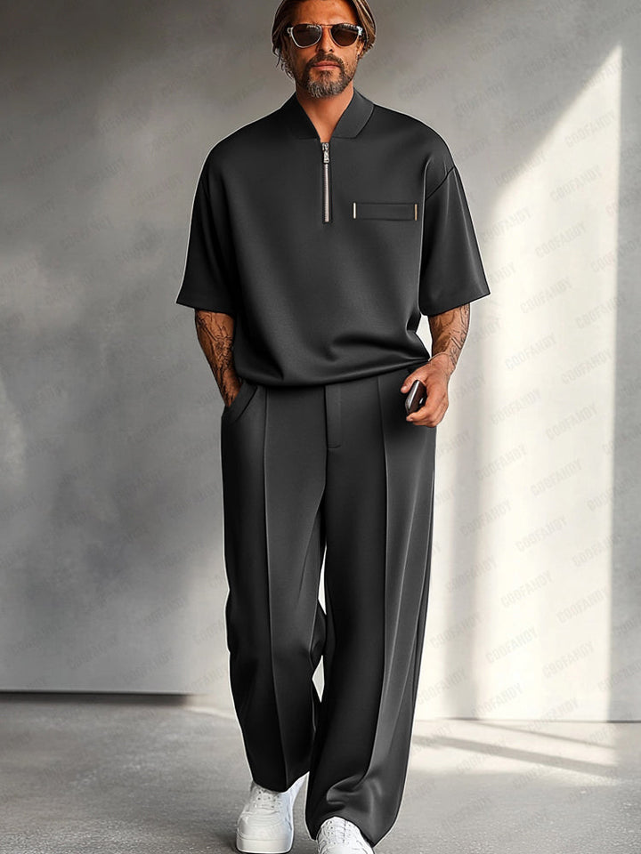 Elegantes schlichtes 2-teiliges Set