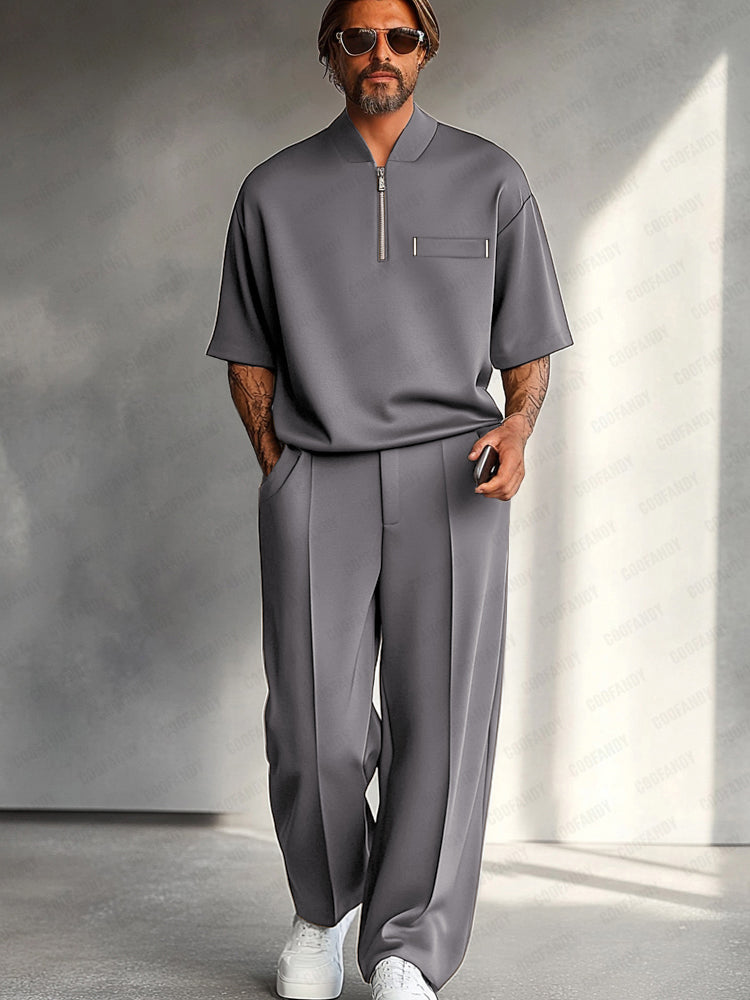 Elegantes schlichtes 2-teiliges Set