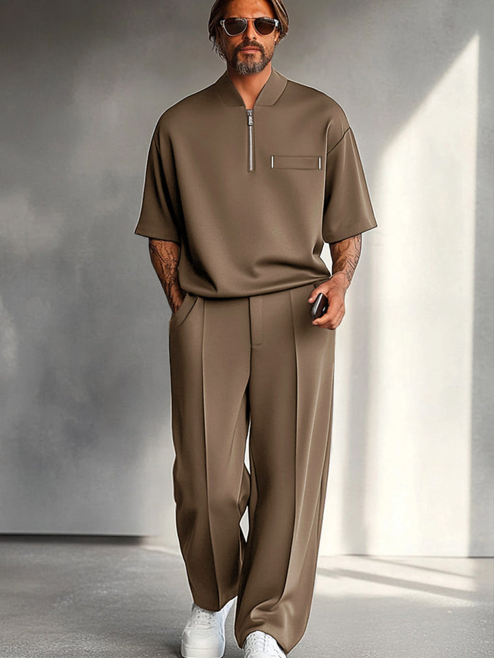 Elegantes schlichtes 2-teiliges Set