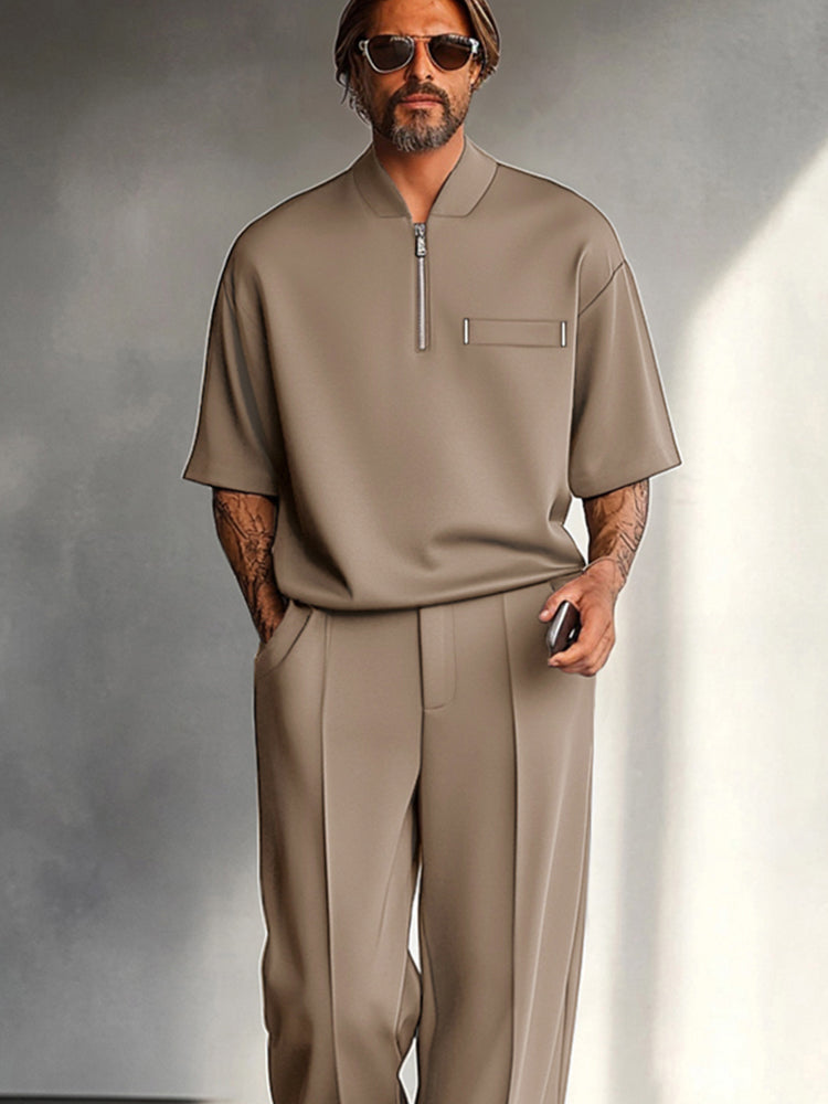 Elegantes schlichtes 2-teiliges Set