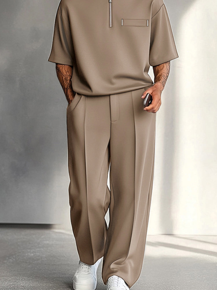 Elegantes schlichtes 2-teiliges Set