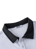 COOFANDY x JGR Herren Poloshirt im Color Blocking Design