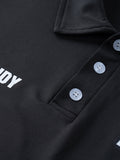 COOFANDY x JGR BELL Herren Poloshirt mit Signature Print