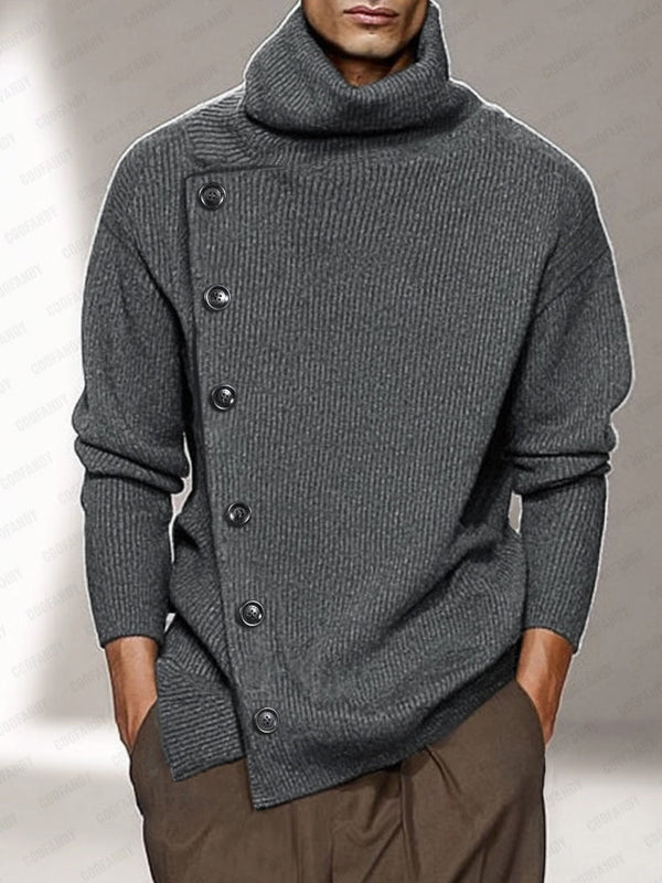 Minimalistischer Premium-Pullover mit asymmetrischem Design