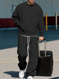 Vielseitiges Sweatshirt- und Hosen-Set in lockerer Passform