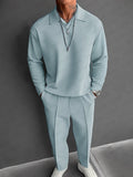 Modernes Casual-Set mit Hemd und Hose