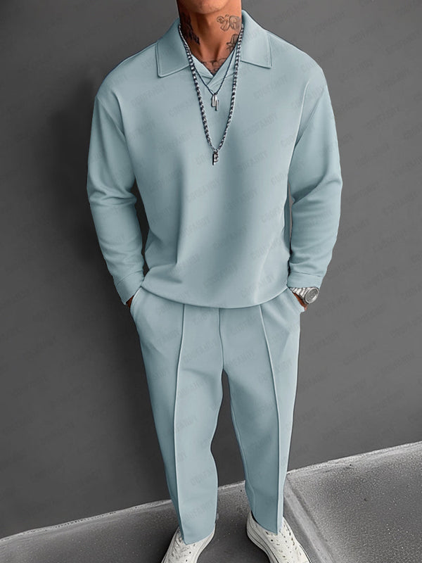 Modernes Casual-Set mit Hemd und Hose