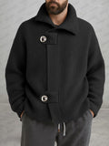 Trendige lockere Herren Strickjacke