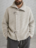 Trendige lockere Herren Strickjacke