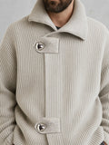 Trendige lockere Herren Strickjacke