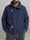 Trendige lockere Herren Strickjacke