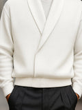 Eleganter Strickpullover mit Schalkragen