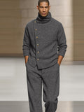 Smart Casual Set aus Rollkragenpullover und Hose