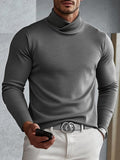 Vielseitiges Weiches Langarmshirt mit Wickelkragen