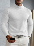 Vielseitiges Weiches Langarmshirt mit Wickelkragen