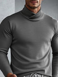 Vielseitiges Weiches Langarmshirt mit Wickelkragen