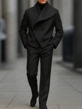 Modernes asymmetrisches Herren Blazer Hose Set